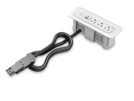 LEGRAND-WIREMOLD MIDDLE ATLANTIC END INTEGRATED 3 O/L WHITE