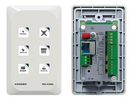 KRAMER RC-43SL US-SIZE RC-4 SL WHT BLK DESIGN FRAMES PSU POWER CORD LABELED CAPS SET SCREWDRIVER