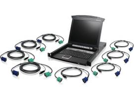 IOGEAR SWTCH 8P LCD KVM W/CBL GCL1808KITU