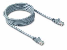 BELKIN CAT5E SNAGLESS PATCH CABLE 15 GRAY
