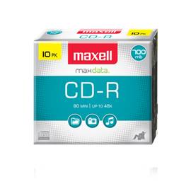 MAXELL 10PK CD-R RECORDBL 700MB 48X SLIM J-CASE