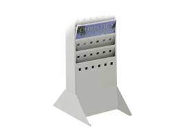 SAFCO STAND STEEL MAGAZINE RACK GRY
