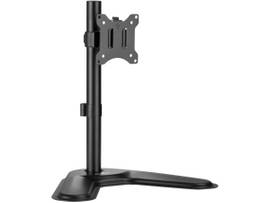 ROCSTOR ERGOREACH EP1 PREMIUM POLE MOUNT SINGLE MONITOR FREE-STANDING, SUPPORTS UP TO 34 DISPLAY, 19.8LB WEIGHT, VESA 75X75 & 100X100MM - STEEL -