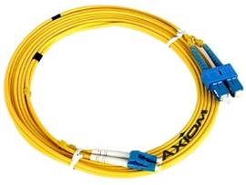 AXIOM LC/SC SINGLEMODE DUPLEX OS2 9/125 FIBER OPTIC CABLE 25M
