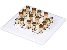 MONOPRICE 2-GANG 7.2 SURROUND SOUND DISTRIBUTION W