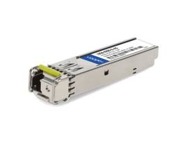 AddOn Enterasys Compatible TAA Compliant 10GBase-BX SFP+ Transceiver (SMF, 1550n