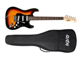 MONOPRICE CALI ELECTRIC GUITAR W/GIG BAG SUNBURST