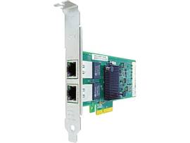 AXIOM 10/100/1000MBS DUAL PORT RJ45 PCIE X4 NIC CARD FOR HP - 394791-B21