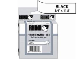 NEWELL-DYMO RHINO NYLON TAPE 3/4 BLK ON WHT