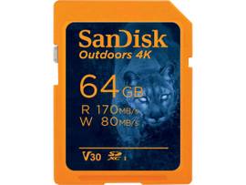 WESTERN DIGITAL SANDISK OUTDOORS 64GB 4K SDXC UHS-I