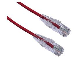 AXIOM 60FT CAT6 BENDNFLEX ULTRA-THIN SNAGLESS PATCH CABLE 550MHZ (RED)