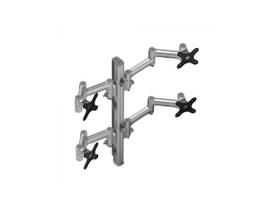 ATDEC FOUR MONITOR ARM MOUNT H SILVER