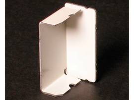 LEGRAND-WIREMOLD STL BLANK END FITTING 2400 IVORY (PKG OF 5)