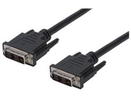 Manhattan DVI-D Digital Video Cable DVI-D Male to DVI-D Male, Single Link, 1.8 m