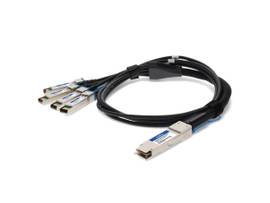 AddOn Juniper Networks Compatible TAA Compliant 100GBase-CU QSFP28 to 4xSFP28 Di