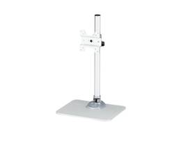 MONITOR STAND - SINGLE - DESKTOP, SILVER