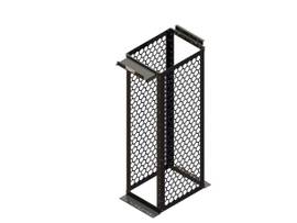 LEGRAND-ORTRONICS MM20,RACK,30 CHAN,7 SQ HOLE RAILS BK