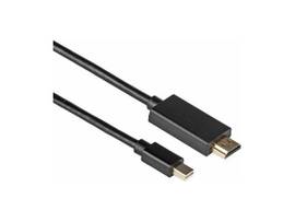 KRAMER CABLE MINI DISPLAYPORT TO HDMI (M), BLACK 3FT