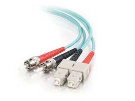 LEGRAND-ORTRONICS 10M SC-ST 10G OM3 DPX MM TAA FIBER-AQUA
