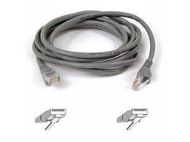 BELKIN CAT5E SNAGL PATCH CBL RJ45M/RJ45M 20GREY