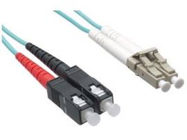 AXIOM LC/SC MULTIMODE DUPLEX OM4 50/125 FIBER OPTIC CABLE 50M