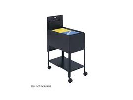 SAFCO CART 24 STEEL LTR TUB FILE BLK