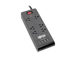 TRIPP LITE SURGE PROTECTOR POWER STRIP 6 BLK