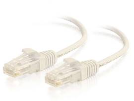 C2G SLIM 5FT CAT6 CABLE - UTP - WHITE