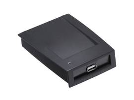 SMARTEYES MIFARE CARD READER. NO DRIVER INSTALLATION, PLUG&PLAY. POWER SUPPLY AND COMMUNICATION VIA USB. INCORPORATES LED AND BEEP INDICATOR.
