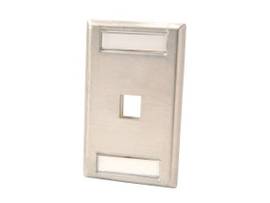 LEGRAND-ORTRONICS FP,KEYSTONE,1HOLE,SG,STAINLESS STEEL