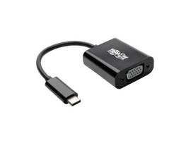 Tripp Lite series USB-C to VGA Adapter with Alternate Mode - DP 1.2, Black