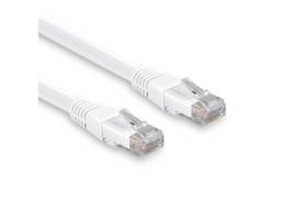 ROCSTOR 5 FT CAT6 ETHERNET CABLE - MOLDED -WHITE