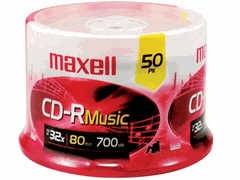 MAXELL CD-R 80 MUSIC GOLD 50 PC