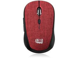 MOUSE WIRELESS FABRIC OPTICAL MINI RED