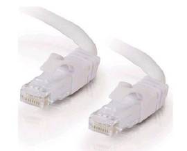 C2G 75FT CAT6 SNAGLESS UTP CBL-WHT