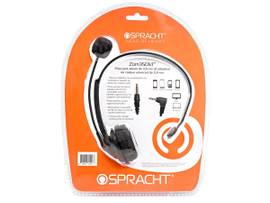 SPRACHT ZUM 350M STEREO 3.5MM  2.5MM HEADSET 3.5 2.5MM PIN UNIVERSAL MULTIMEDIA HEADSET. SINGLE EAR HEADSET. FOR MOBILE PHONES TABLETS  PC MAC.