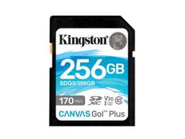 KINGSTON 256GB SDXC CANVAS 170R C10 UHS-I U3 V30