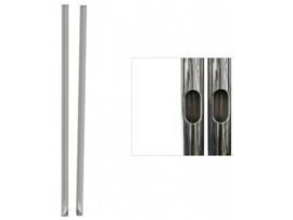 SET OF 72 CHROME REPLACEMENT POLES HALF