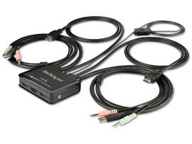 2 PORT HDMI KVM SWITCH 4K 60HZ W/CABLES