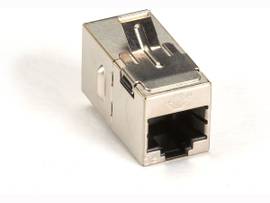BLACK BOX CORP KEYSTONE COUPLER, STRAIGHT-PINNED, FM593