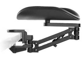 ERGOREST FOREARM SUPPORT - LONG BLACK ARM / LONG BLACK PAD