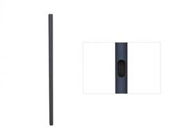 SINGLE BLACK REPLACEMENT POLE 60