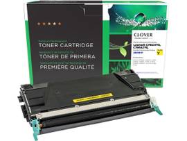 CLOVER IMAGING REMANUFACTURED YELLOW TONER CARTRIDGE FOR LEXMARK C746/C748