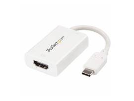 White USB Type C (DP 1.2 Alt Mode) to HDMI 2.0 video display adapter converter 4