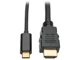 TRIPP LITE U444-006-H - AV Cables - USB-C Left Connector - Male Left Gender - HD