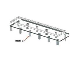 Legrand-Middle Atlantic RCK OPTS 4BAY VRK FT SET12 FLOO