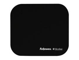 FELLOWES MOUSE PAD,BLACK,MICROBAN
