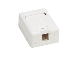TRIPP LITE SURFACE-MOUNT BOX KEYSTONE JACK 1-PORT
