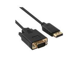 AXIOM DISPLAYPORT MALE TO VGA MALE ADAPTER CABLE 10FT
