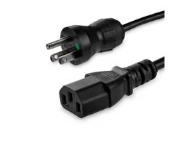 6FT HOSPITAL POWER CORD, NEMA 5-15P/C15